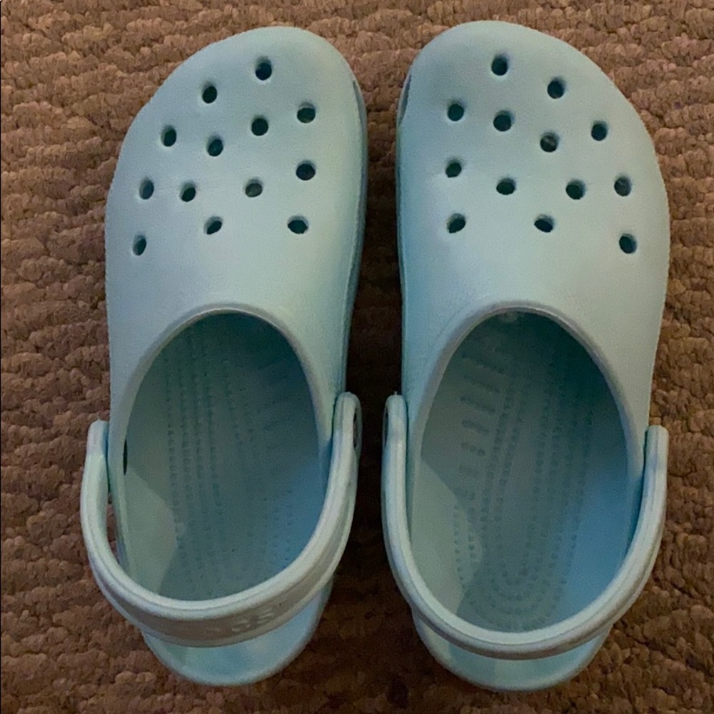 Light Blue Crocs